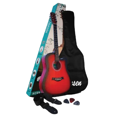 Tansen Guitar-41C Box Guitar With Bag, Picks, Guitar belt