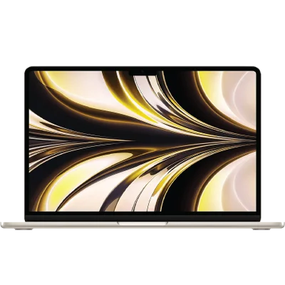Apple MacBook Air, M2 chip: 13.6-inch Liquid Retina Display, 8GB RAM, 256B SSD Storage, 1080p FaceTime HD Camera.