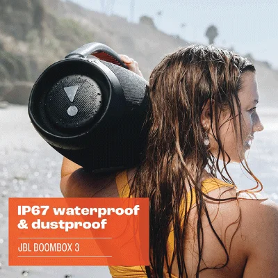 JBL Boombox 3 - Portable Bluetooth Speaker, Powerful Sound and Monstrous bass, IPX7 Waterproof, 24 Hours of Playtime, powerbank, Black - Image 5