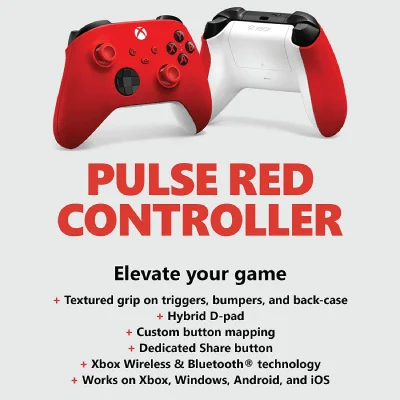 Microsoft Xbox Wireless Controller – Pulse Red - Image 3