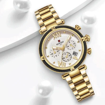 REWARD Luxury Quartz Sport Watch Luminous Ladies Wrist Watch - Image 2