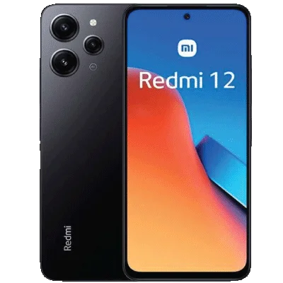 Redmi 12-  6.79" 4GB RAM, 128GB ROM, Android 13, Midnight Black, 5000mAh Battery