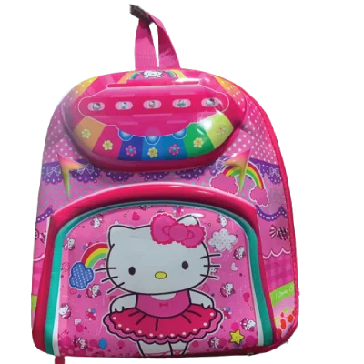 Hello Kitty two zipper, Large Backpack - Image 2
