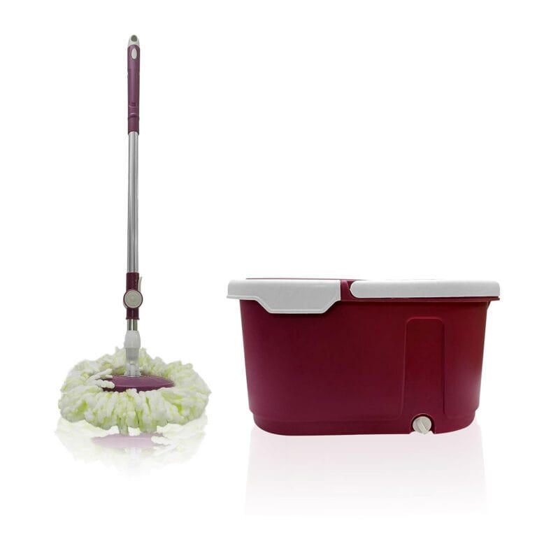 Super Spin Mop/Bucket Mop, Multicolour, Steel Handle Mop