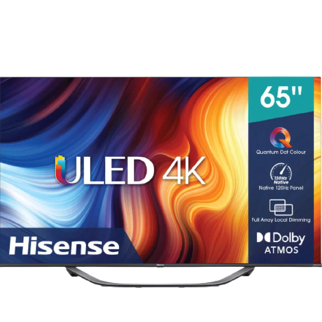 Hisense 65" ULED™ Quantum 120Hz ULED Premium 4K Smart TV With Quantum Dot Colour | 65U7H