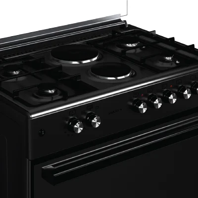 Maxi 60*90 (4+2) Burner Gas Cooker | Black Gray - Image 5