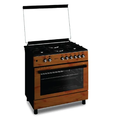 Maxi 60*90 (4+2) Burner Gas Cooker, Wood TR - Image 4