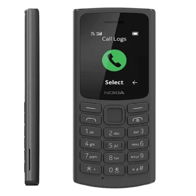 Nokia 105 4G (2021) Dual-SIM 128MB ROM + 48MB RAM, Black
