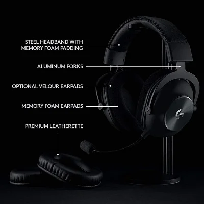 Logitech Pro X2 Lightspeed Bluetooth Head Set - Image 3