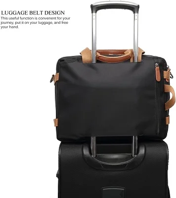 CoolBell 17.3″ Convertible Backpack/Laptop Bag | CB-500S-[3 in 1] Multi-functional Briefcase for Men Women Business Work Travel - Image 6