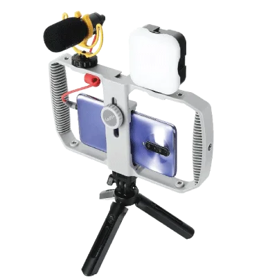 Godox VK1-UC Vlogging Kit-RGB LED Light and Mini Tripod Compatible with Android USB Type-C Ports - Image 4