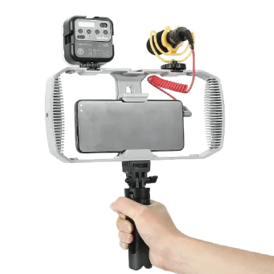Godox VK1-UC Vlogging Kit-RGB LED Light and Mini Tripod Compatible with Android USB Type-C Ports - Image 5