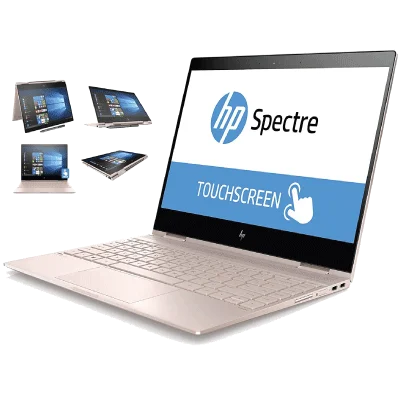 HP Spectre X360 13 2 in 1 Laptop - Intel Core i7-7th Gen, 13.3" Backlit Keyboard, touchscreen, 512GB SSD, 16GB RAM, Win 10, Gold - Image 2