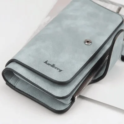 Baellery Women's Suede Leather Fashion Wallet for Women - Image 5