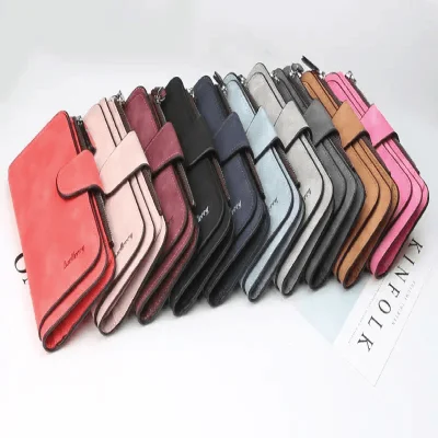 Baellery Women's Suede Leather Fashion Wallet for Women - Image 4