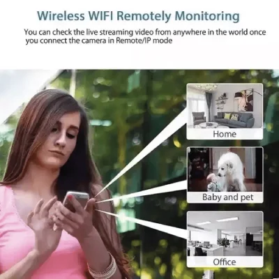 Wide Angle HD Portable Indoor Wifi Cctv Smart Home Security Mini Camera - Image 4