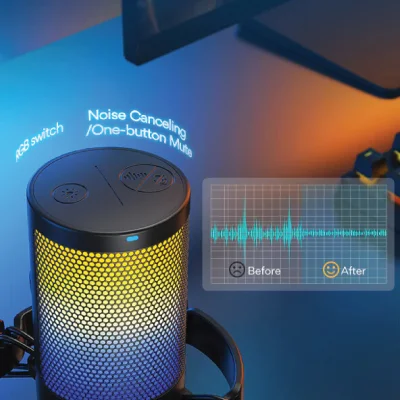 Maono DGM20 GamerWave Condenser USB Gaming RGB Microphone - Image 3