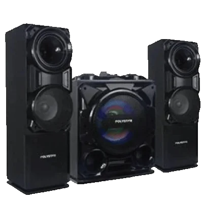 Polystar Boom Speaker Without Dvd Player Disco Light Led Display, Fm/Usb/Card Read Bluetooth, With Remote Control| PV-SUB811