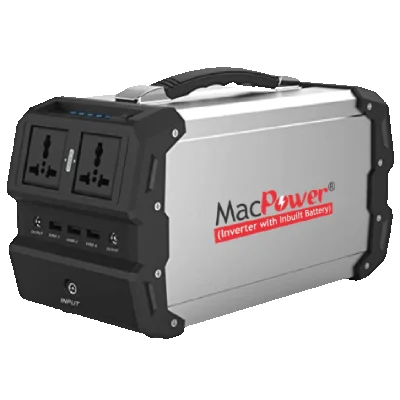 Macpower 400w Pure Sine Wave Inverter with in-built Battery | M120