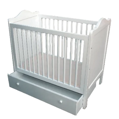 Vitafoam Wooden baby cot with Storage