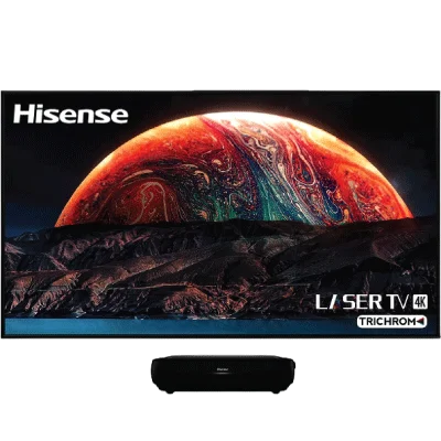 Hisense 120'' L9G-CINE120A 4K UHD Laser TV, Triple-Laser UST Ultra Short Throw Projector with 120" ALR Screen | 120LASER