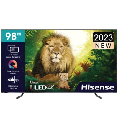 Hisense 98" ULED™ Quantum 120Hz ULED Premium 4K Smart TV With Quantum Dot Colour | 98U7H