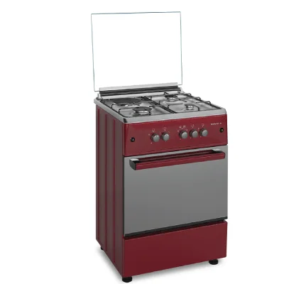 Maxi 60*60 (3+1) Burner Gas Cooker IGL | Red