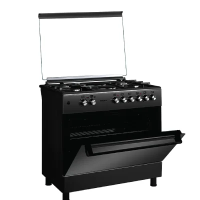 Maxi 60*90 (4+2) Burner Gas Cooker | Black Gray