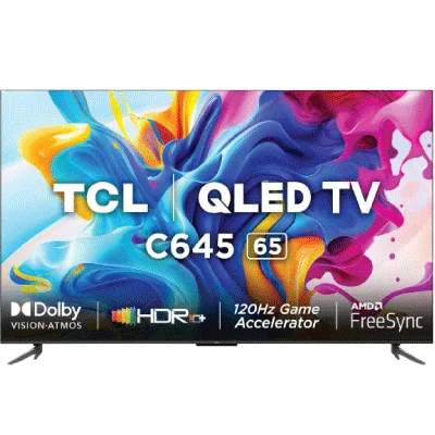 TCL -65 inches 4K Ultra HD Smart QLED Google TV | 65C645