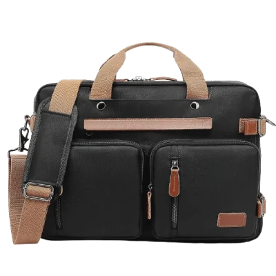 CoolBell 17.3″ Convertible Backpack/Laptop Bag | CB-500S-[3 in 1] Multi-functional Briefcase for Men Women Business Work Travel