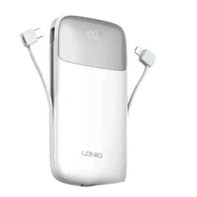 Ldnio PQ19 10000mah Power Bank + Cable