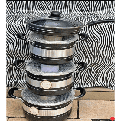 Hoffner Non Stick Cookware 8 pcs set | HF-AL-801