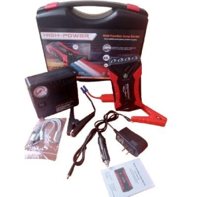 Jump Starter Power Emergency Battery Booster +Tyre Inflator
