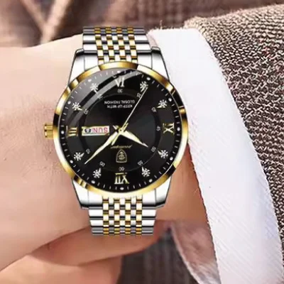 Poedagar Men's Quartz Classic Luxury Wrist Watch