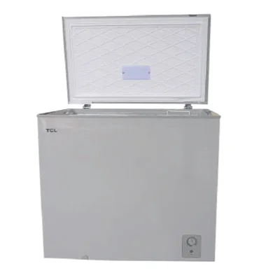TCL 208L Chest Freezer | F260CF, De frost, one door, Fast cooling, Adjustable Feet, Wide voltage range, Easy Access Thermostat Control